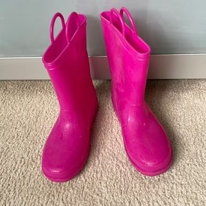 SHIEKH Bright Pink Rain Boots